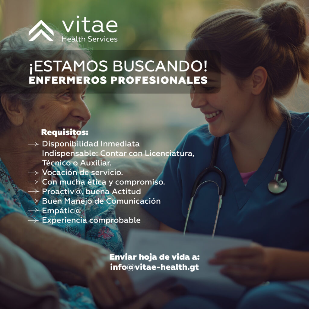 Estamos buscando Enfermeros/as Profesionales